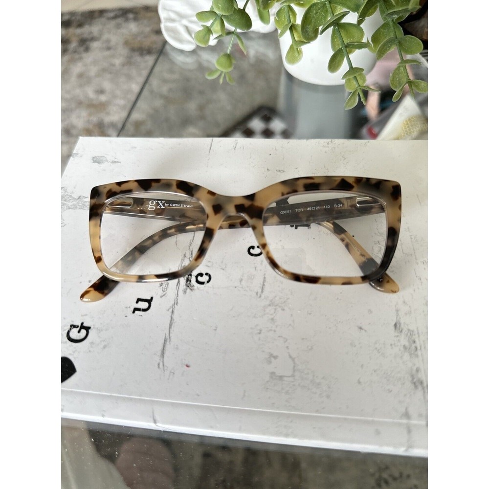 Gx  by Gwen Stephani GX051 Women's Tortoise Frame Demo Lens glasses.